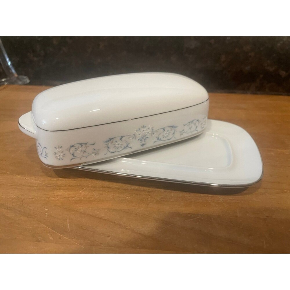Noritake Lorraine Covered Butter Dish - Pattern 5603